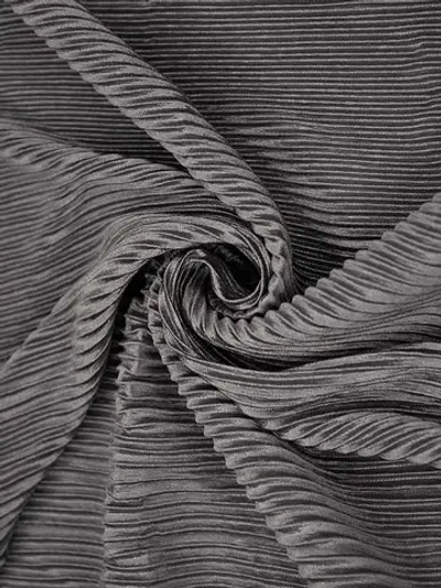 Ткань Гофре 140 гр/м2, 100% пэ, ш. 160 см, серый