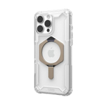 Защитный прозрачный чехол MagSafe с подставкой UAG Plasma XTE для iPhone 16 Pro Max Полупрозрачный композитный гибридный чехол со встроенной подставкой, высоким уровнем защиты при падении и вырезом для Контроллера камеры