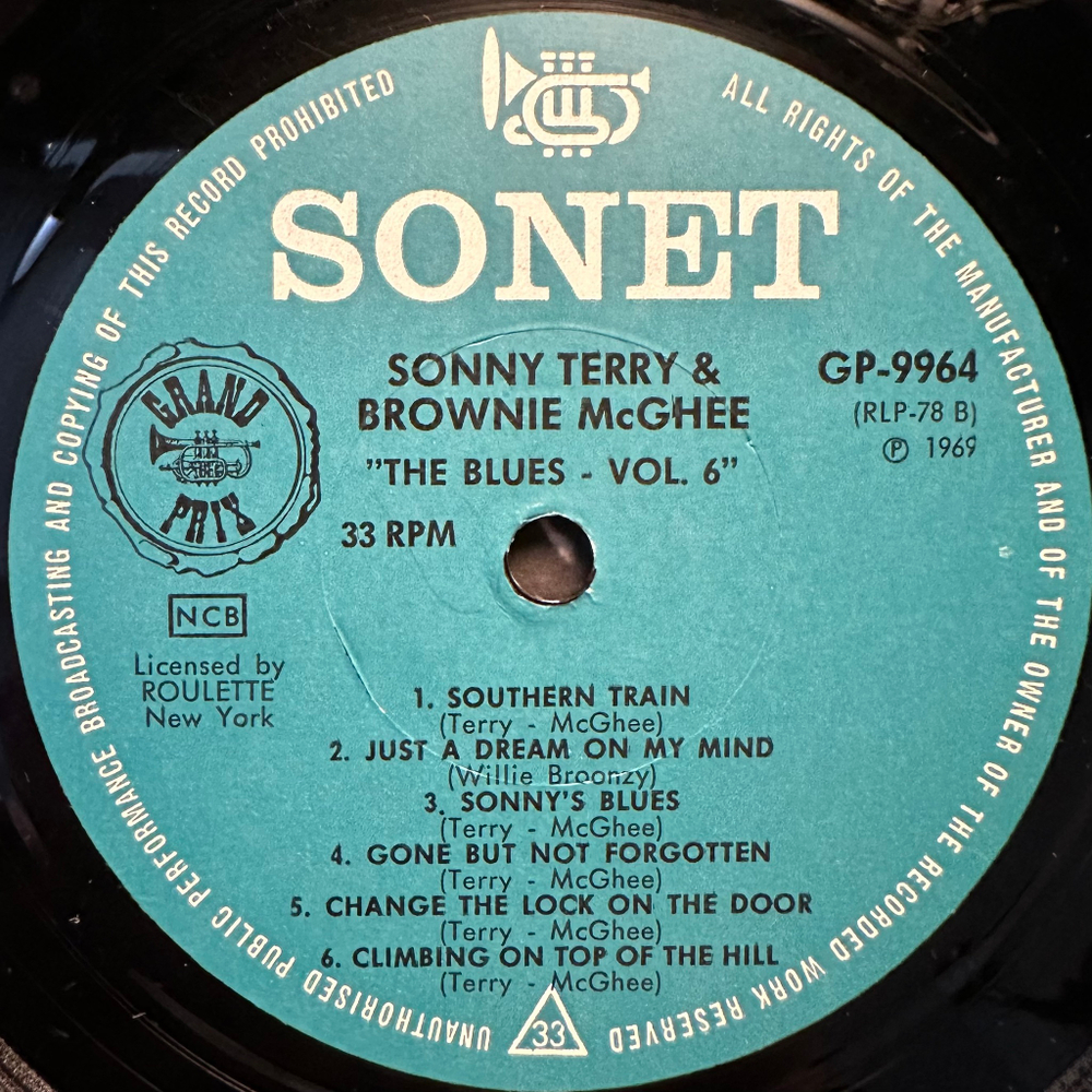 Sonny Terry & Brownie McGhee - The Blues (Скандинавия 1969г.)