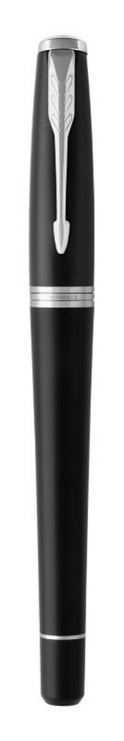 Перьевая ручка Parker Urban Core, (матовый черный лак) Muted Black CT, F309, перо: F, цвет чернил: blue, в подарочной упаковке.