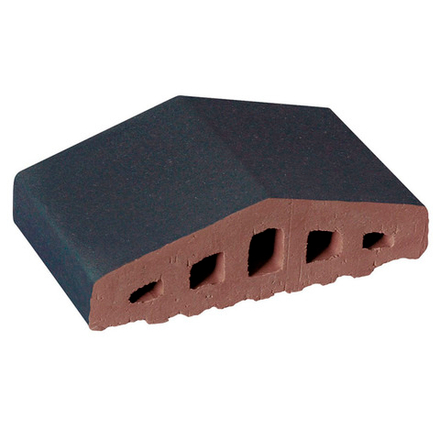 Клинкерный заборный элемент King Klinker, Полярная ночь (08) Polar night, 180/120x100x58