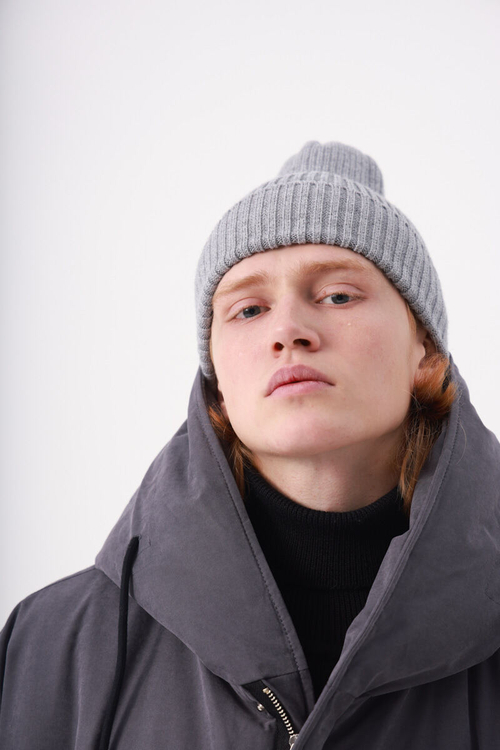 Анорак оверсайз из экомеха, беж