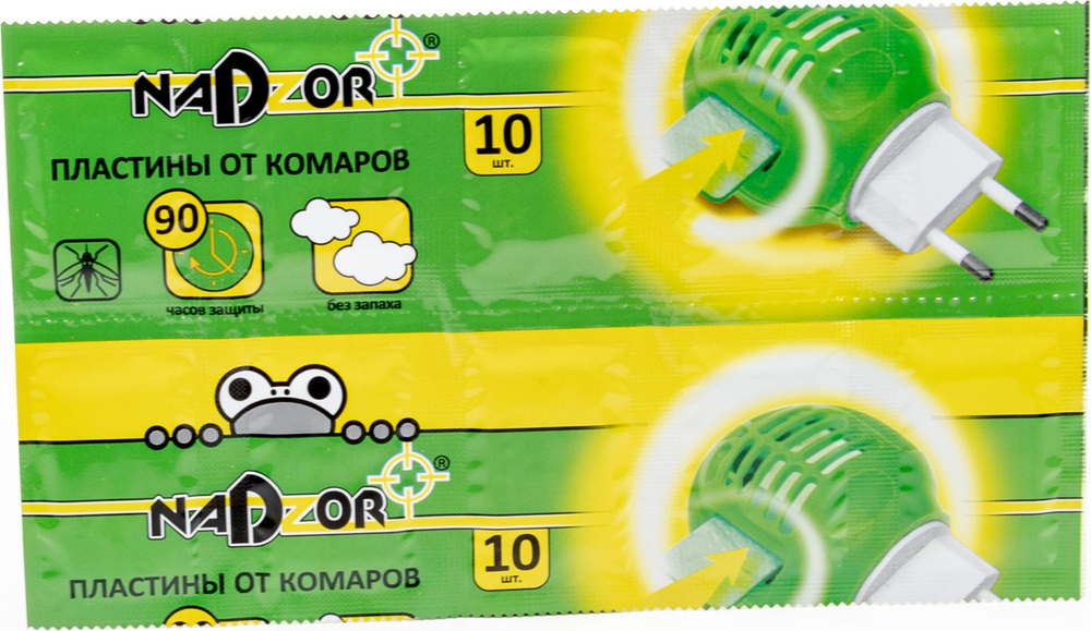 Пластины от комаров "Надзор" 10шт