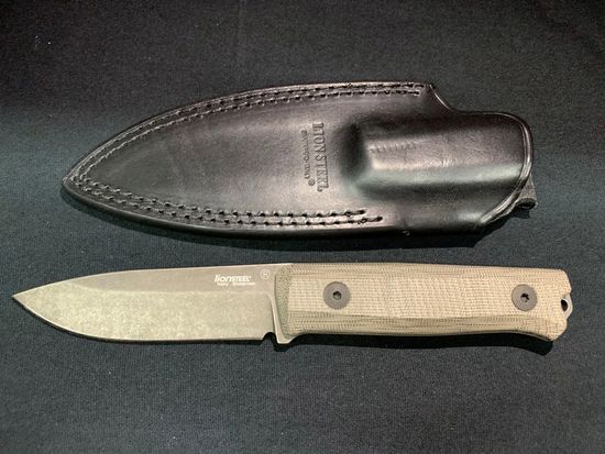 Нож Lion Steel "Bushcraft-R" L/B40 BkGrMiR
