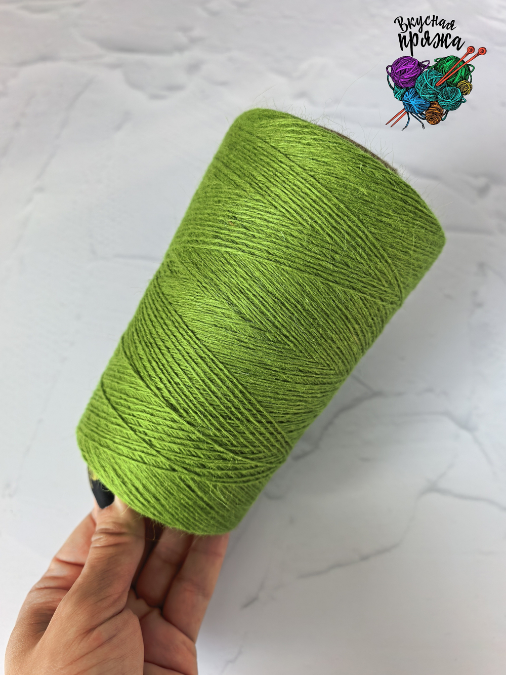 Ангора 70%, нейлон 30% - шалфей - 300гр