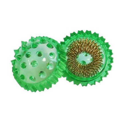 Медицинский массажер "Массажный шарик" в комплекте с массажными кольцами