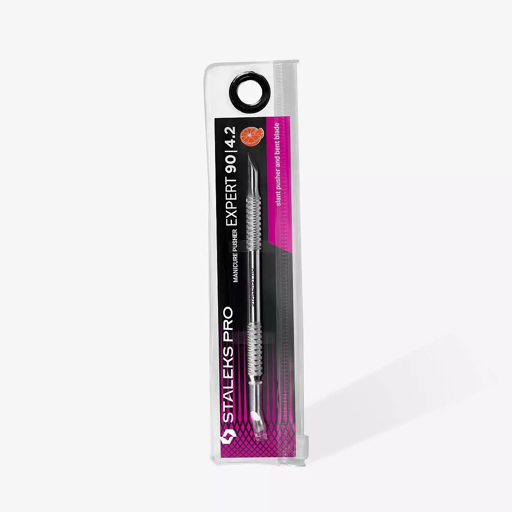 Лопатка EXPERT 90 TYPE 4.2 маникюрная (пушер скошенный + лопасть отогнутая)