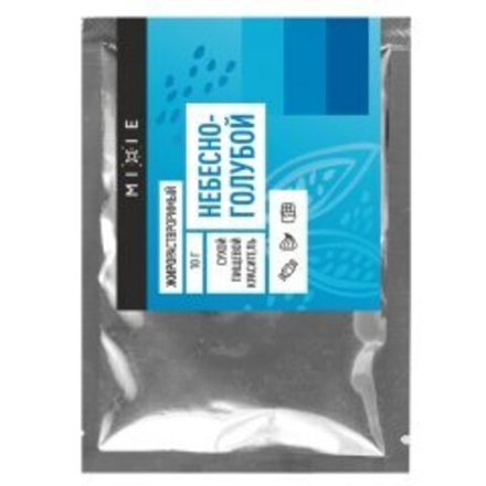 Краситель сухой жирорастворимый MIXIE Небесно-голубой 10 гр