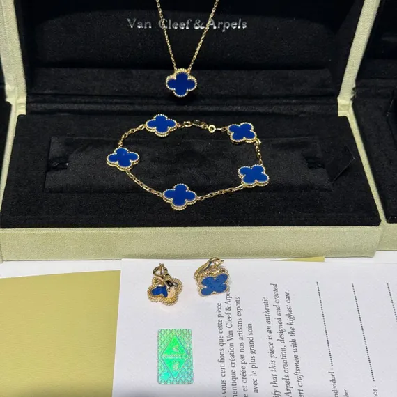 Винтажный браслет Van Cleef &amp; Arpels Alhambra, 5 мотивов