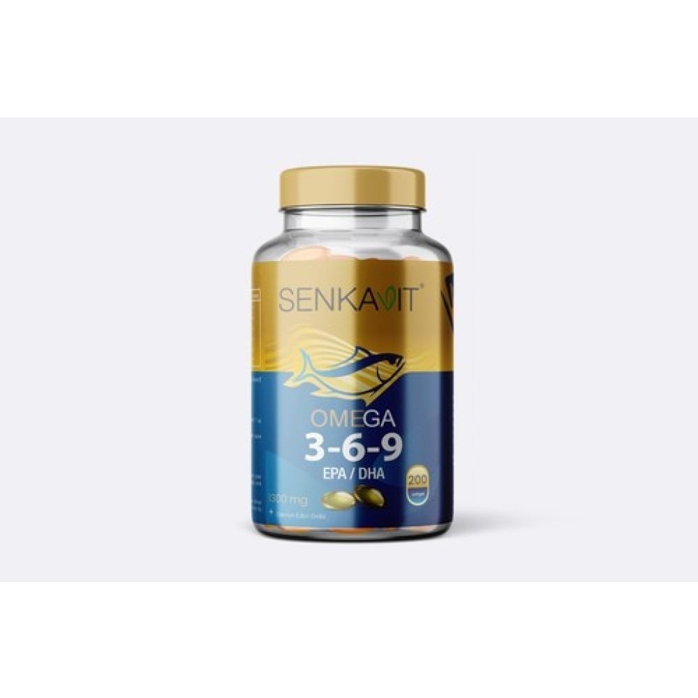 Senkavit Omega 3-6-9 1300 мг 200 мягких капсул (Softgel)