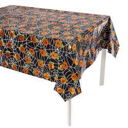 Скатерть "Блестящие тыквы" 130х180 см.