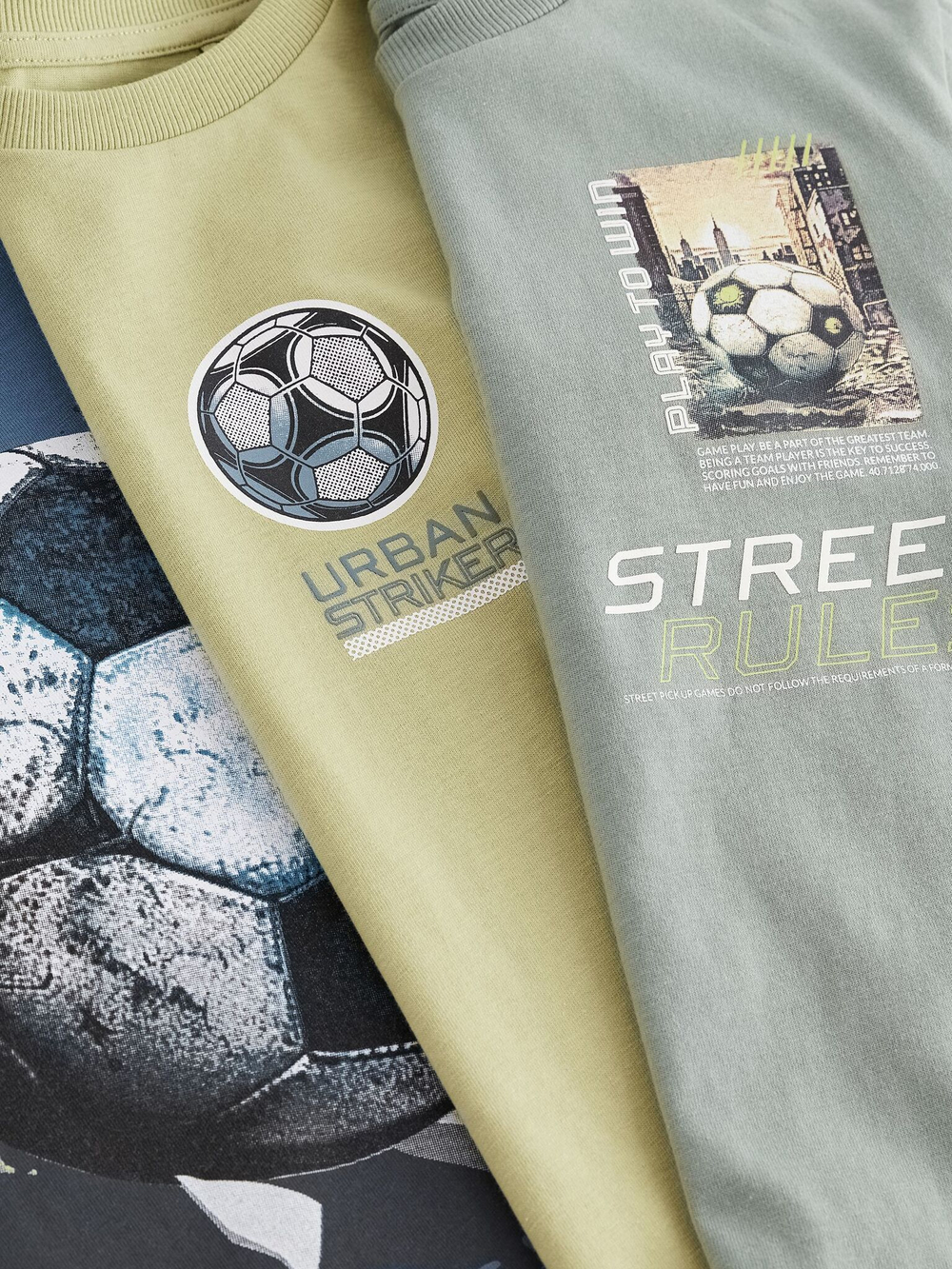 Лонгслив для мальчика Next N29-672, 3 шт., Серый, Бежевый, Синий