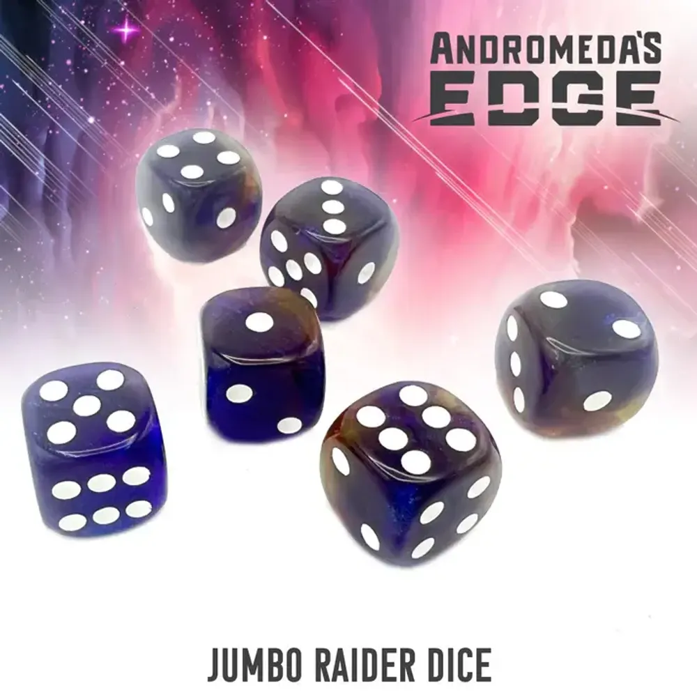 [Предзаказ] Andromeda&#39;s Edge: Jumbo Marbled Raider Dice