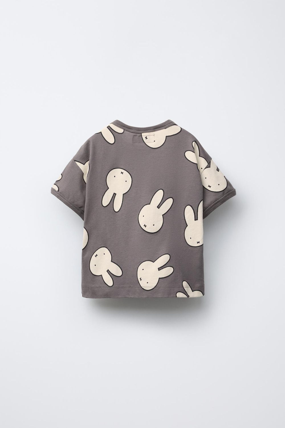 ZARA ФУТБОЛКА С ПРИНТОМ MIFFY ©, АНТРАЦИТОВО-СЕРЫЙ