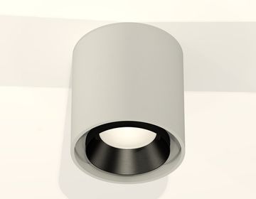 Комплект накладного светильника 1*MR16 GU5.3 XS7724002 SGR/PBK серый песок/черный полированный (C7724, N7031)DIY System Complects Ambrella