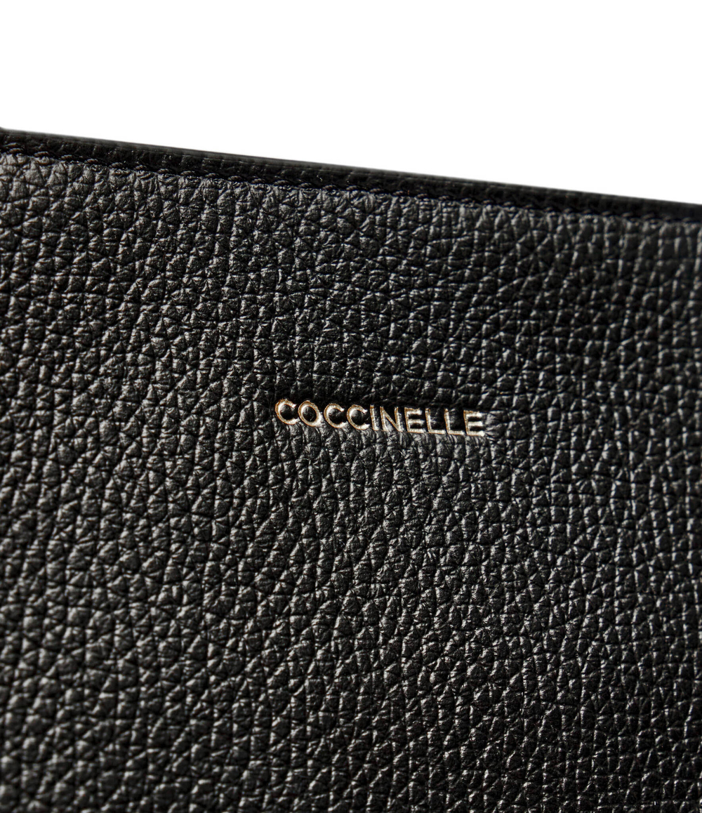 Кожаная сумка-шопер Coccinelle - черный(E1 R1K 11 01 01)