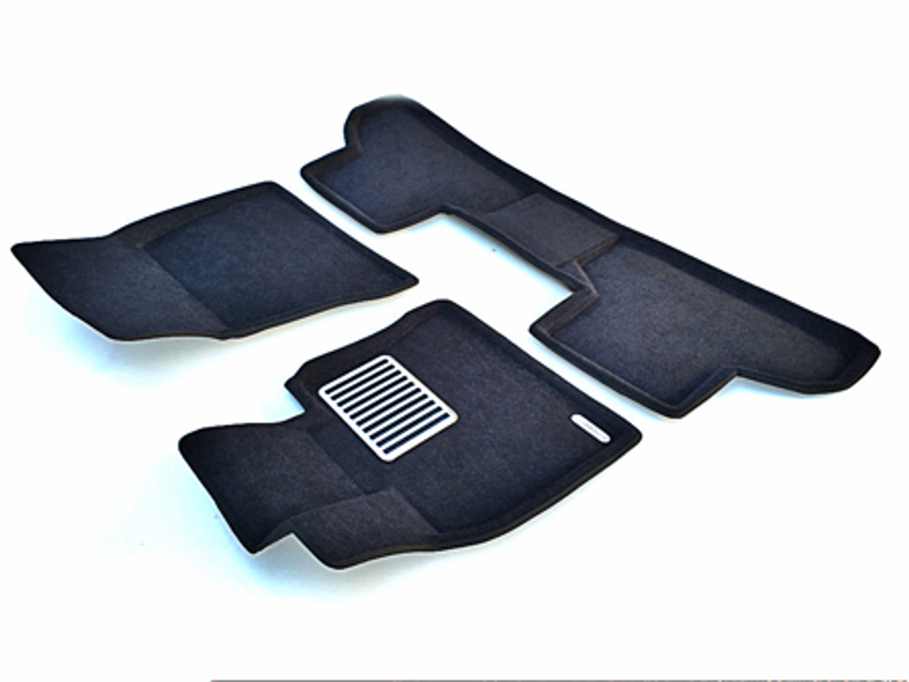 Коврики салона для BMW X5 (F15)/X6 (F16) (2015-2018) Euromat 3D Lux черные. Арт. EM3D-001215