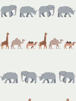 Постельное белье Сказка "Саванна/Саванна (компаньон)" 1,5-сп Наволочка 50х70 см 1 шт Простынь 150х215 см Пододеяльник 145х215 см, перкаль