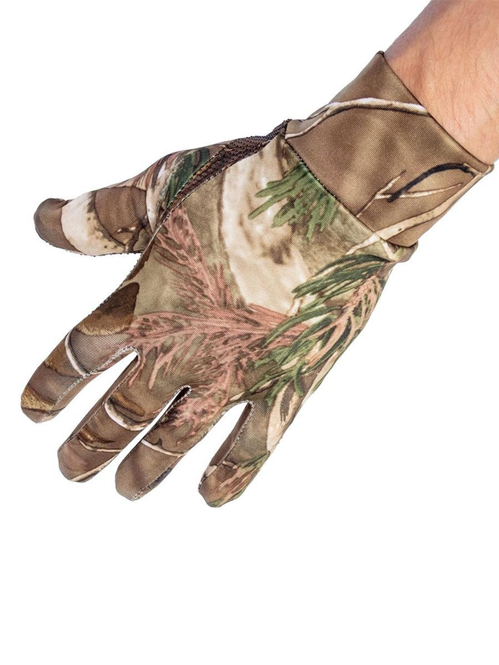 Перчатки Helios STRATUS, камуфляж лес, L