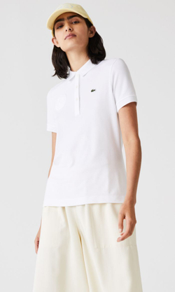 Женское поло Lacoste Roland Garros Women Polo - white