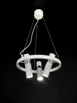 Светильник подвесной светодиодный Lanbos, 6 ламп GU10, до 15 кв м, белый