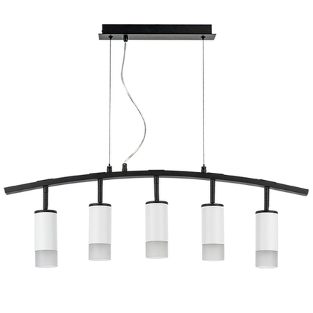 LR7353651 Люстра RULLO 5х50W GU10 ЧЕРНЫЙ/БЕЛЫЙ (571735+214436-5+202431-5)