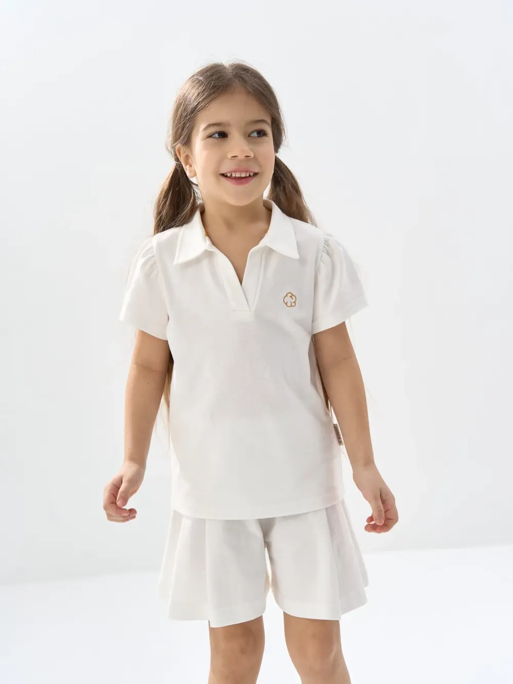 Шорты из пике "Молоко"