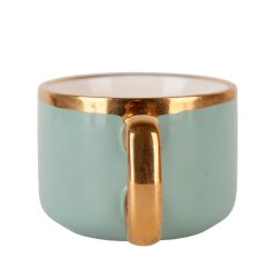 Чашка с блюдцем "Royal line.Mint " v=200мл. (min4) (транспортная упаковка)