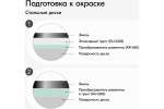 Эмаль для дисков Kudo Черная (520мл) аэрозоль