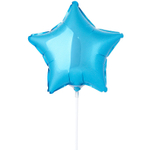 Шар фольгированный Звезда 23 см (Голубой)