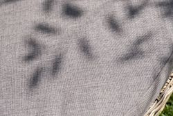 "Стильяно" плетеная кровать круглая, цвет соломенный