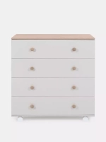 Комод RANT "ELSA PRO" с органайзером 80 см. 4 ящика (арт.125) Crystal Beige