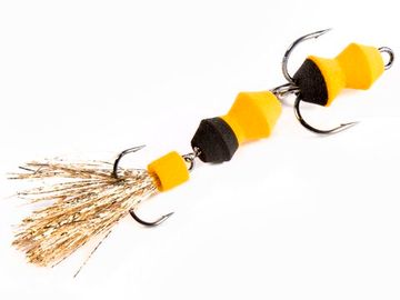 Приманка джиг. LJ PENNON TIPSYWORM жел./черн. в блистере