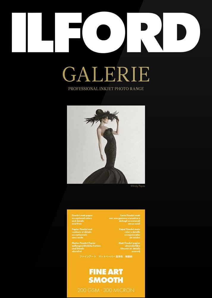 Фотобумага ILFORD Galerie Fine Art Smooth, 50 листов, 4x6&quot; - 102мм x 152мм (GA6965102152)