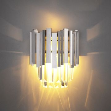 Бра 340/1 серебро/прозрачный хрусталь Strotskis Piano Bogate's