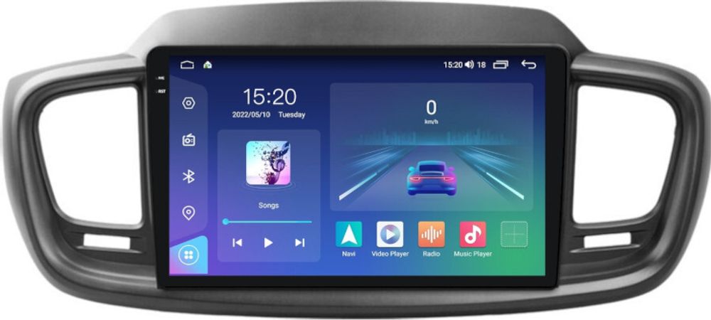Магнитола для KIA Sorento Prime 2015+ - Parafar PF223LUX2U2K на Android 13, QLED+2K, ТОП процессор, 8Гб+128Гб, CarPlay, 4G SIM-слот
