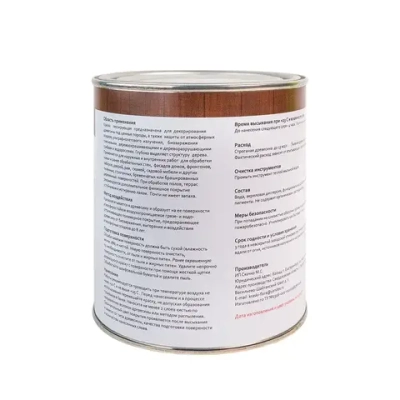 Краска для дерева Лазурь Орех 0.9л