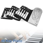Qara-ağ rəngli elastik piano