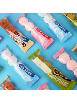 Воздушный зефир маршмеллоу с начинкой Черника 22 г * 20 шт