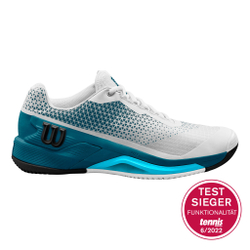 Мужские теннисные кроссовки Wilson Rush Pro 4.0 Clay Court Shoe Men - White, Blue