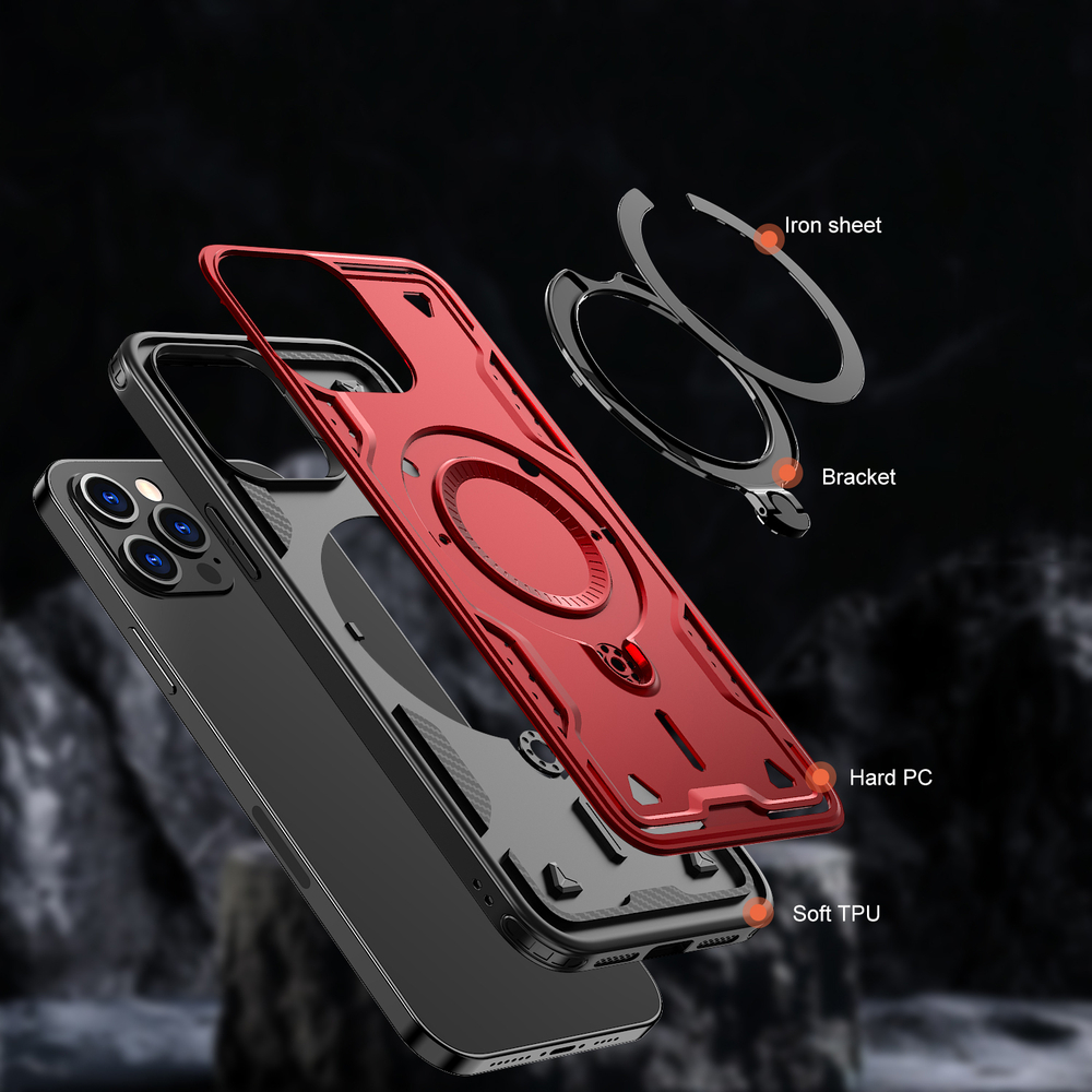 Чехол Magneto Case с кольцом для iPhone 12 Pro Max