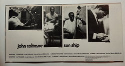 Винтажная виниловая пластинка LP John Coltrane Sun Ship (Japan 1973) (No Obi)
