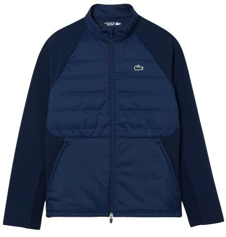 Куртка теннисная Lacoste High-Neck Quilted Sport - navy blue