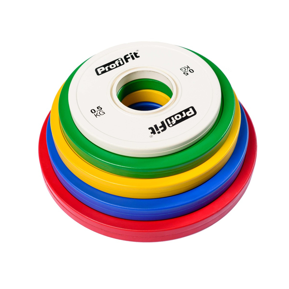 Диск обрезиненный цветной D51 мм PROFI-FIT 1,5 кг