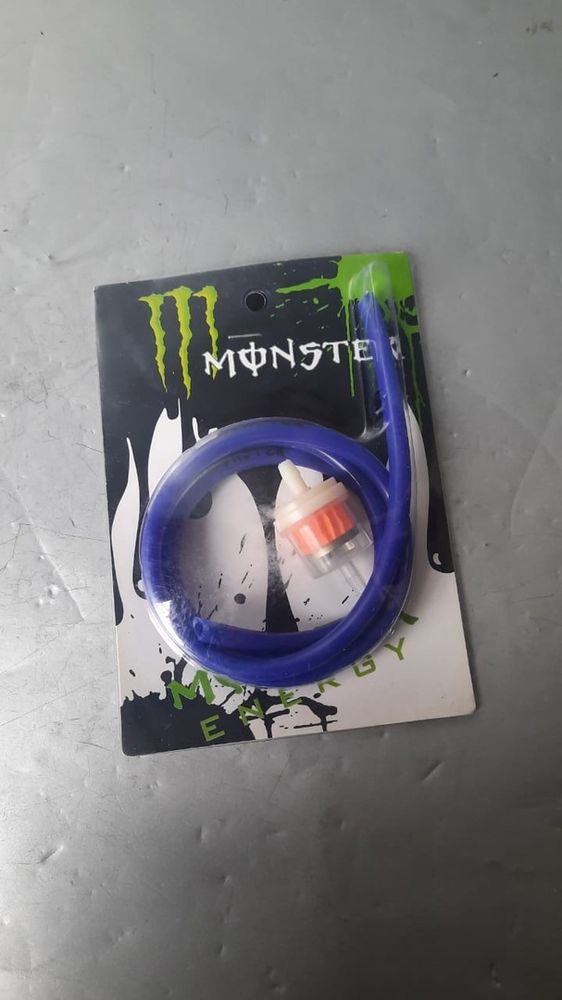 шланг бензи плюс фильтр Monster Синий