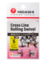 Вертлюг HIGASHI Cross Line Rolling Swivel #3