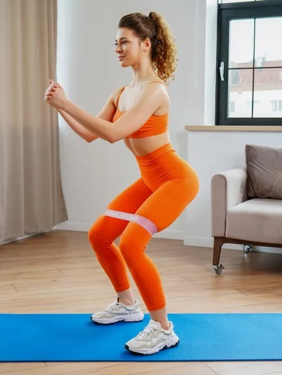 Фитнес-резинка, 30,5 х 7,6 см, толщина 3,5 мм, нагрузка до 3 кг, цвет розовый