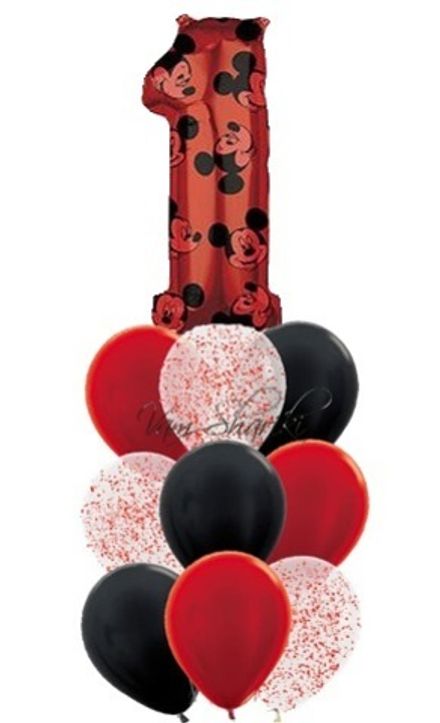 Букет "Годик в стиле Микки Маус"
