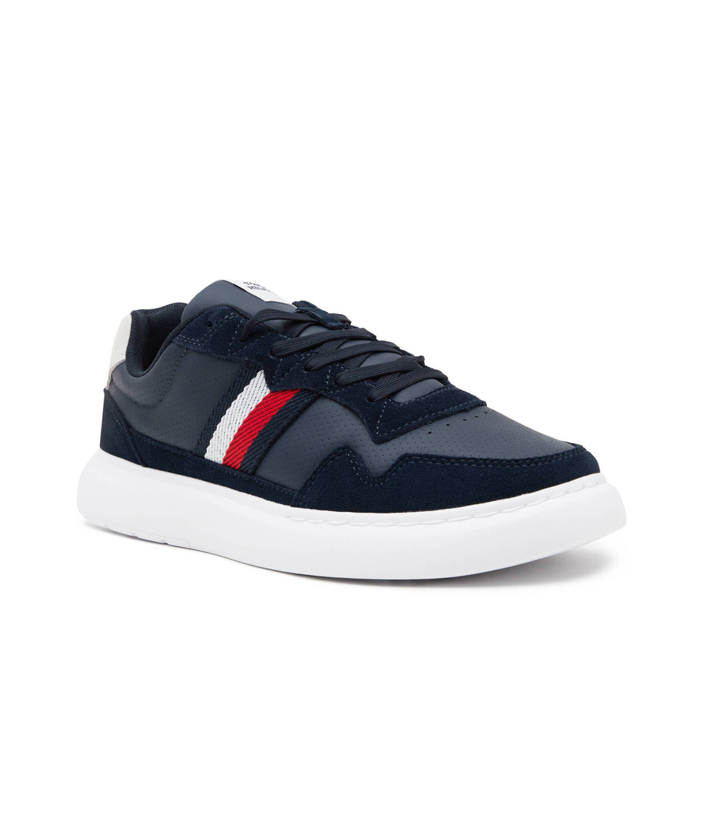 Кожаные кроссовки Tommy Hilfiger - темно-синий(FM0FM04889)