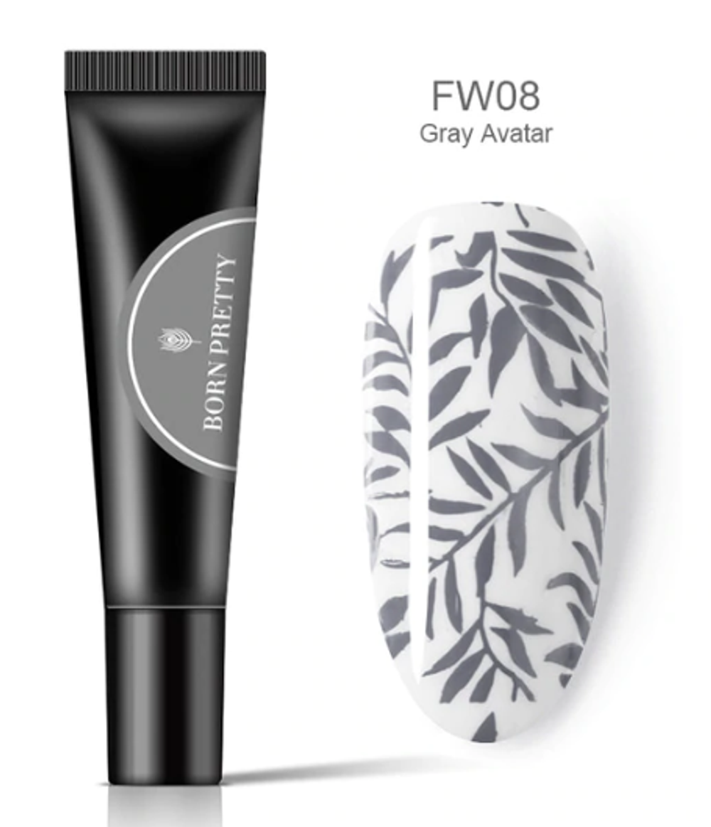 Гель для стемпинга BORN PRETTY FW08  8ml